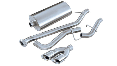 3in Cat-Back Single Side Exit w/ 4in Tips <br> 99-06 Chevy Silvera GMC Sierra 1500