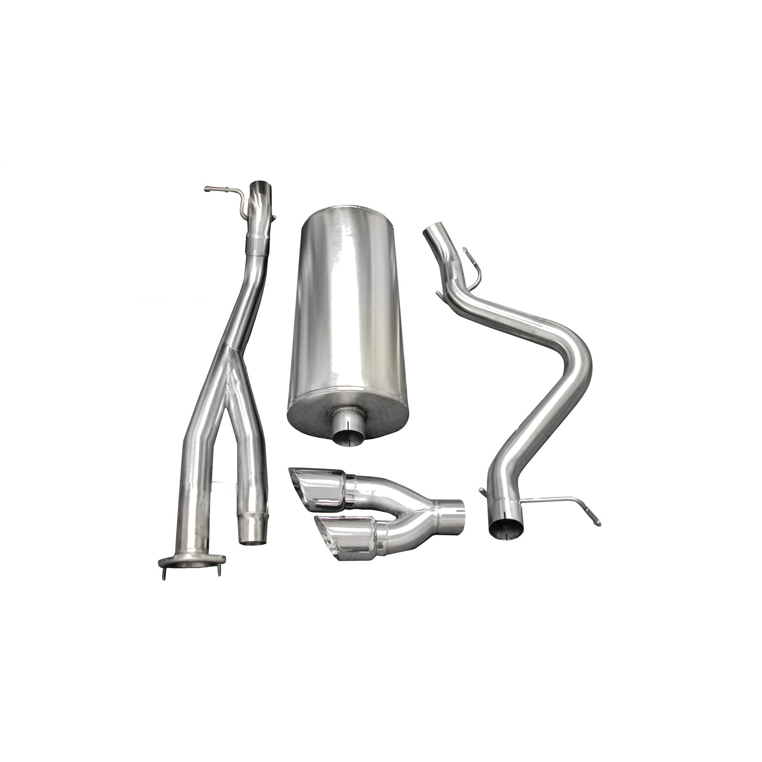 3in Cat-Back Single Exit w/4in Polished Tips <br> 2003-2006 Chevrolet Silverado 1500