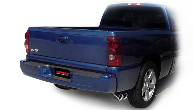 3in Cat-Back Single Exit w/4in Polished Tips <br> 2003-2006 Chevrolet Silverado 1500
