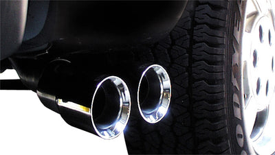 3in Cat-Back Single Exit w/4in Polished Tips <br> 07-10 GMC Yukon Cadillac Escalade ESV