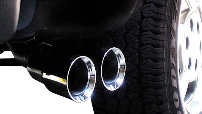 3in Cat-Back Single Exit w/4in Polished Tips <br> 07-10 GMC Yukon Cadillac Escalade ESV