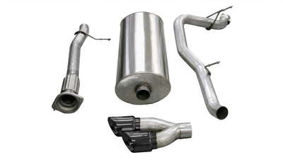 3in Cat-Back Single Exit w/ 4in Tips <br> 07-10 GMC Yukon Cadillac Escalade ESV