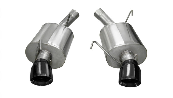 2.5in Axle-Back Dual Rear Exit with Turn Downs <br> 2005-2010 Ford Mustang