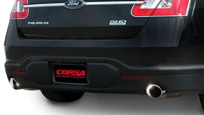 2.5in Cat-Back Dual Rear Exit w/ Single 4in Tips <br> 2010-2017 Ford Taurus