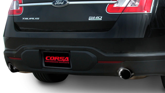 2.5in Cat-Back Dual Rear Exit w/Single 4in Tips <br> 2010-2017 Ford Taurus