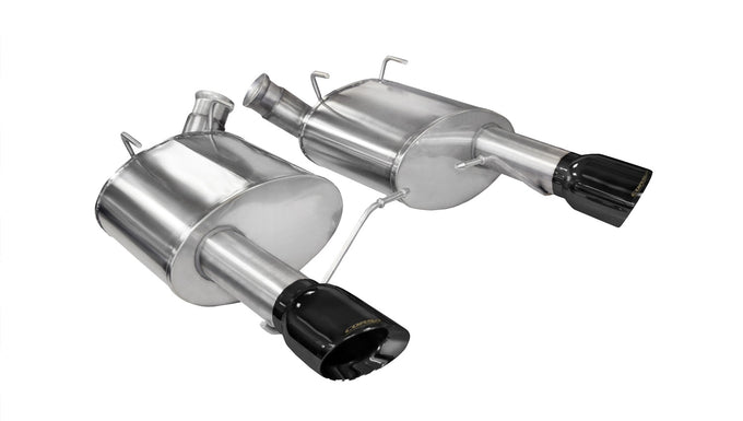 2.5in Axle-Back Dual Rear Exit with Turn Downs <br> 2011-2014 Ford Mustang