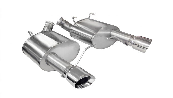 2.5in Axle-Back Dual Rear Exit w/Single 3.5in Tips <br> 2011-2014 Ford Mustang