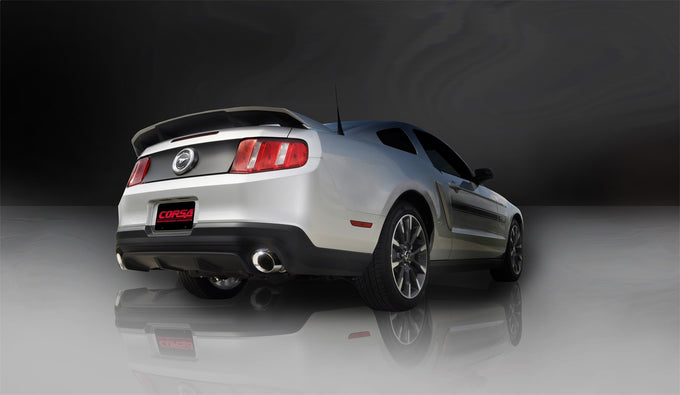 2.5in Axle-Back Dual Rear Exit w/Single 3.5in Tips <br> 2011-2014 Ford Mustang