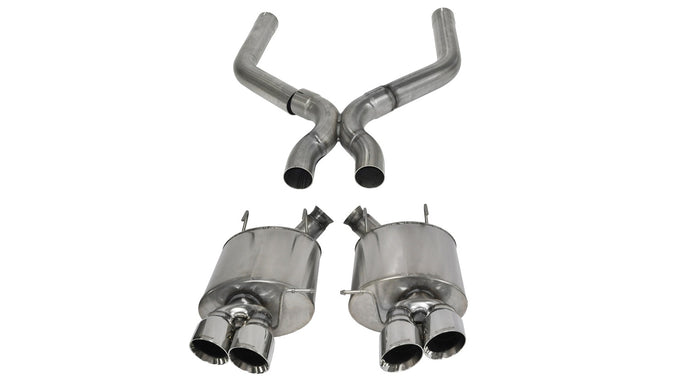 2.5in Axle-Back Dual Rear Exit W/ Single 3.5in Tips <br> 2013-2014 Ford Mustang