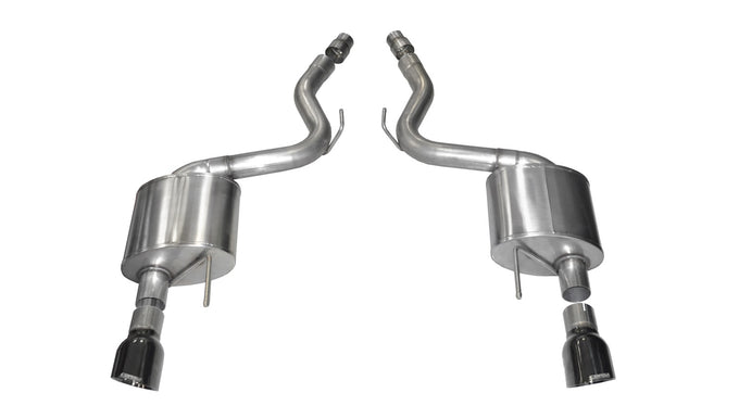 2.5in Axle-Back Dual Rear Exit w/ Single 3.5in Tips <br> 2015-2017 Ford Mustang