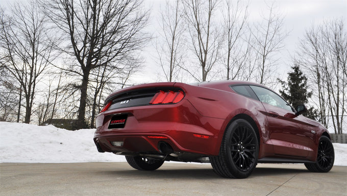 2.5in Axle-Back Dual Rear Exit w/ Single 3.5in Tips <br> 2015-2017 Ford Mustang
