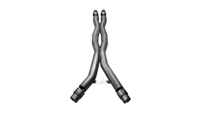 3in Stainless Steel Exhaust Double X-Pipe <br> 2015-2025 Ford Mustang