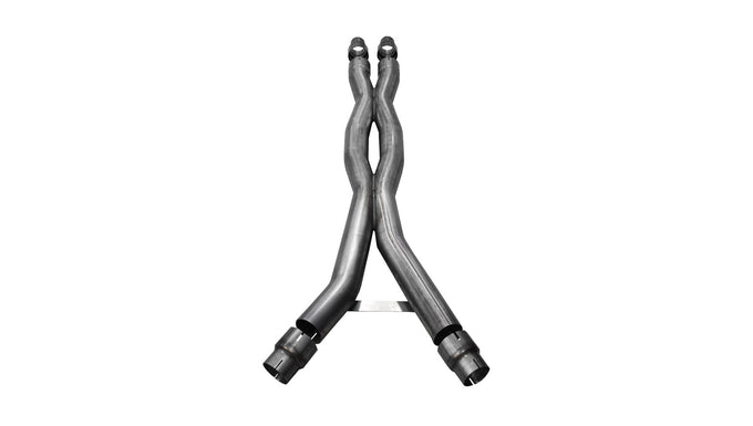 3in Stainless Steel Exhaust Double X-Pipe <br> 2015-2025 Ford Mustang