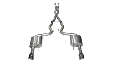 3in Cat-Back Dual Rear Exit with 4.5in Tips <br> 2015-2017 Ford Mustang