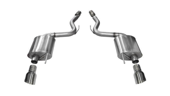 2.5in Axle-Back Dual Rear Exit w/ Single 3.5in Tips <br> 2015-2017 Ford Mustang