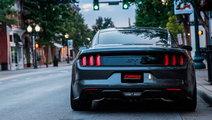3in Cat-Back Dual Rear Exit W/ 4.5in Tips <br> 2015-2017 Ford Mustang