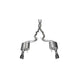 3in Cat-Back Dual Rear Exit with 4.5in Tips <br> 2015-2017 Ford Mustang