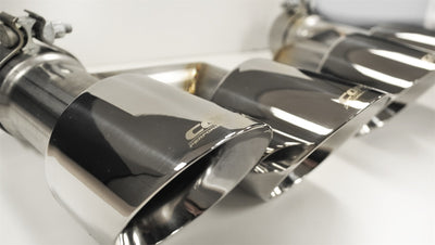 Twin 4.0in. Polished Pro-Series Tip Kit <br> 2015-2018 Ford Mustang