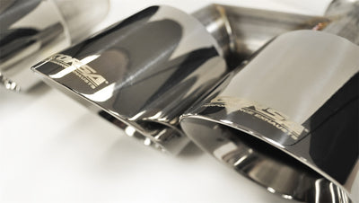 Twin 4.0in. Polished Pro-Series Tip Kit <br> 2015-2018 Ford Mustang