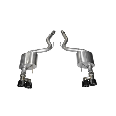 2.5in Axle-Back Dual Rear Exit with Turn Downs <br> 2015-2018 Ford Mustang