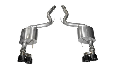 2.5in Axle-Back Dual Rear Exit with Turn Downs <br> 2015-2018 Ford Mustang