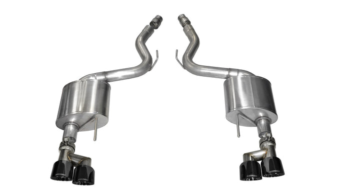 2.5in Axle-Back Dual Rear Exit with Turn Downs <br> 2015-2018 Ford Mustang
