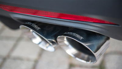 3in Cat-Back Dual Rear Exit w/ 4in Polished Tips <br> 2015-2017 Ford Mustang