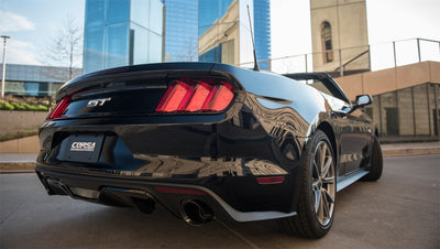 3in Cat-Back Dual Rear Exit with Single 4.5in Tips <br> 2015-2017 Ford Mustang
