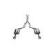 3in Cat-Back Dual Rear Exit W/ 4.5in Polished Tips <br> 2015-2017 Ford Mustang