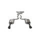 3in Cat-Back Dual Rear Exit w/ 4.5in Black PVD Tip <br> 2015-2023 Ford Mustang