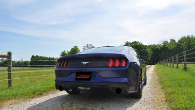 3in Cat-Back Dual Rear Exit w/ 4.5in Black PVD Tip <br> 2015-2023 Ford Mustang
