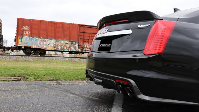 2.5in Axle-Back Dual Rear Exit with Turn Downs <br> 2016-2019 Cadillac CTS