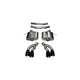 2.5in Axle-Back Dual Rear Exit with Turn Downs <br> 2016-2019 Cadillac CTS