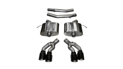 2.5in Axle-Back Dual Rear Exit with Turn Downs <br> 2016-2019 Cadillac CTS