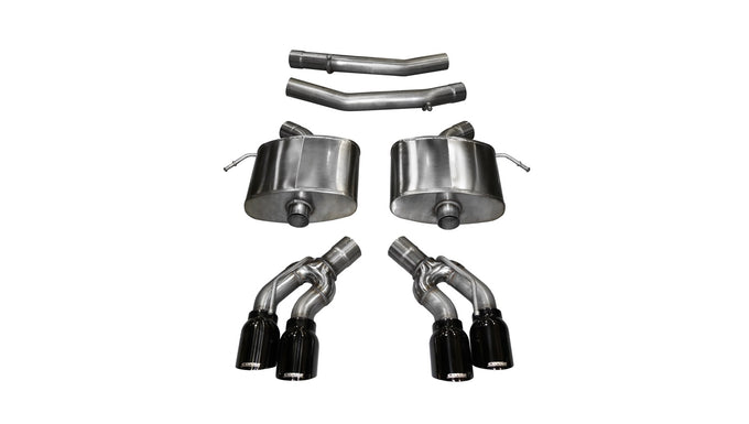 2.5in Axle-Back Dual Rear Exit with Turn Downs <br> 2016-2019 Cadillac CTS