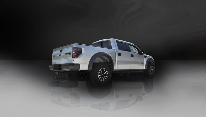 3in Cat-Back Single Exit w/ 4in Tips <br> 2011-2014 Ford F-150