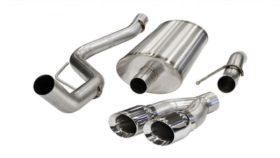3in Cat-Back Single Exit w/4in Polished Tips <br> 2009-2010 Ford F-150