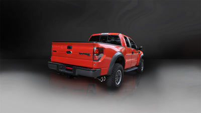 3in Cat-Back Single Exit w/4in Polished Tips <br> 2009-2010 Ford F-150