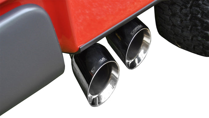 3in Cat-Back Single Exit w/4in Polished Tips <br> 2009-2010 Ford F-150