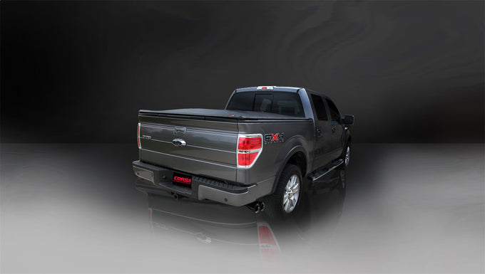 3in Cat-Back Single Exit w/ 4in Tips <br> 2009-2010 Ford F-150