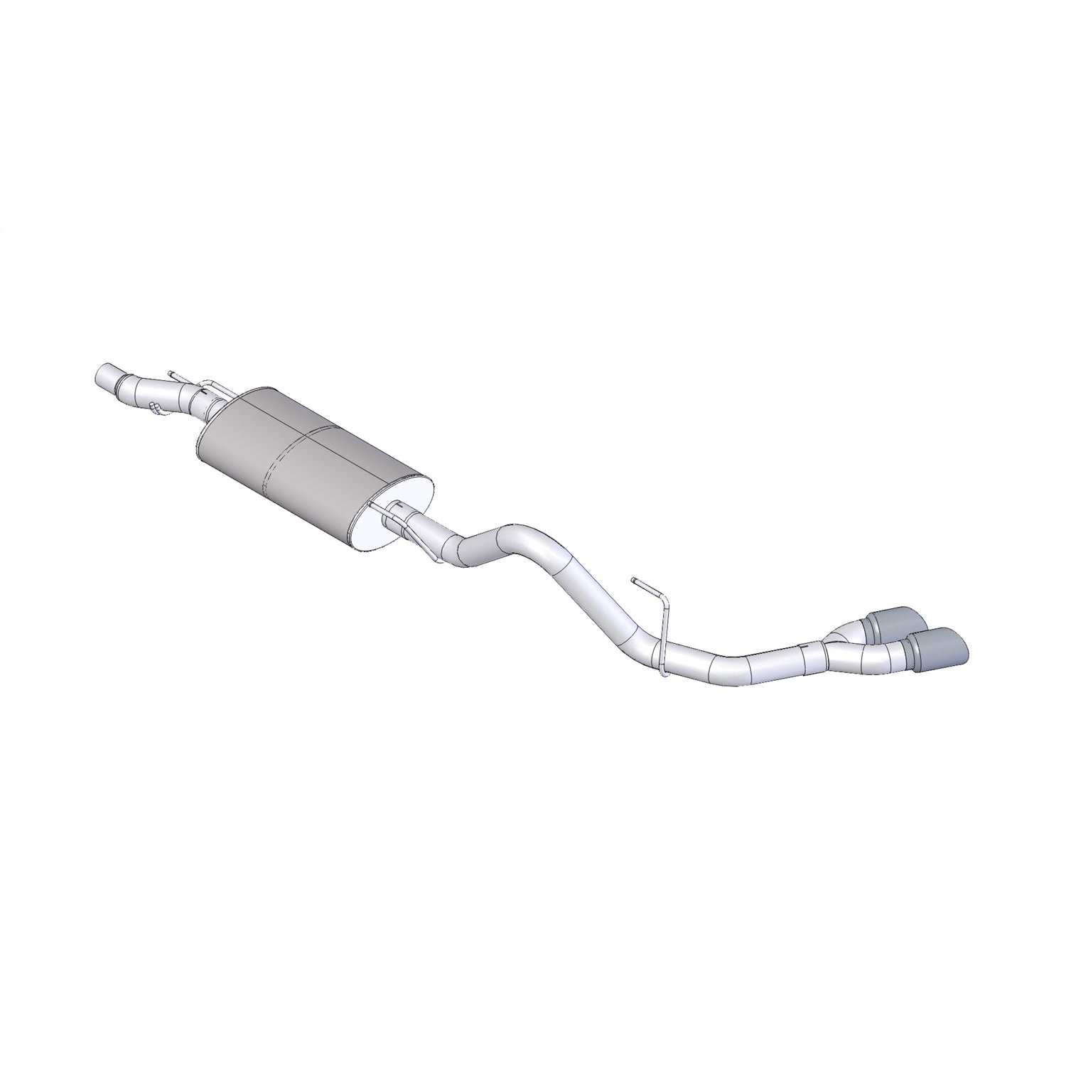 3in Cat-Back Single Side Exit with Twin 4in Tips <br> 2011-2014 Ford F-150