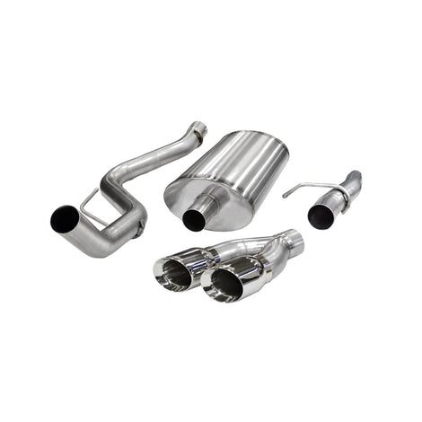 3in Cat-Back Single Exit w/4in Polished Tips <br> 2011-2014 Ford F-150