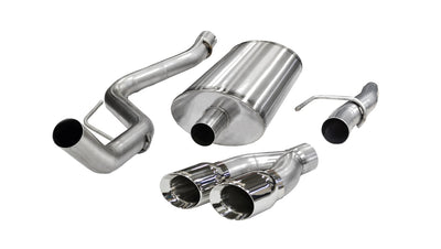 3in Cat-Back Single Exit w/4in Polished Tips <br> 2011-2014 Ford F-150