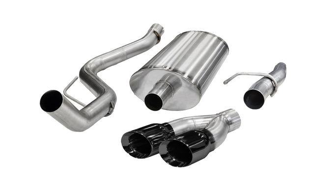 3in Cat-Back Single Exit w/ 4in Tips <br> 2011-2014 Ford F-150