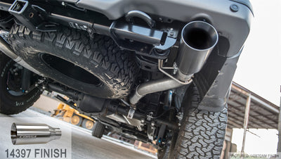 3in Cat-Back Dual Rear Exit w/ 5.0in Tip <br> 2017-2020 Ford F-150