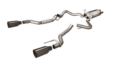 3in Cat-Back Dual Rear Exit w/ 5.0in Tips <br> 2017-2020 Ford F-150