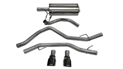 3in Cat-Back Dual Rear Exit W/ 4.5in Tips <br> 11-23 Ram 1500 19-23 1500 Classic