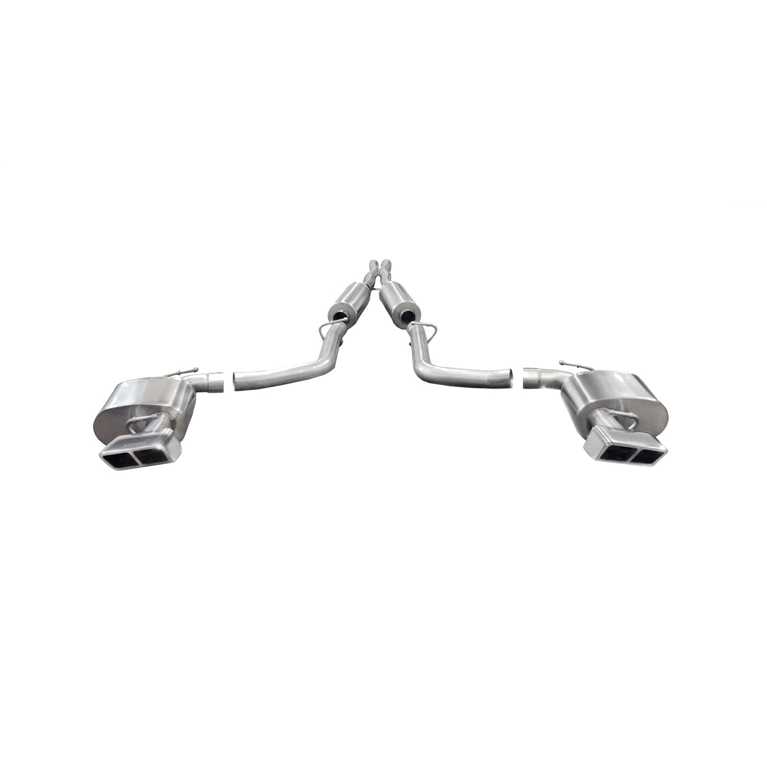 2.75in Cat-Back Dual Rear Exit w/ GTX2 Polished Tips <br> 2011-2014 Dodge Challenger