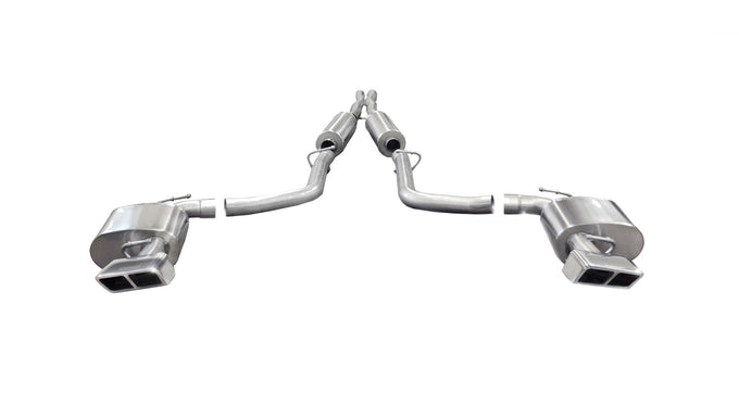 2.75in Cat-Back Dual Rear Exit w/ GTX2 Polished Tips <br> 2011-2014 Dodge Challenger