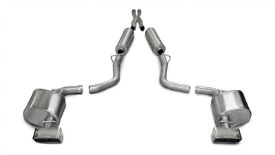 2.5in Cat-Back Dual Rear Exit with Tips <br> 2009-2010 Dodge Challenger